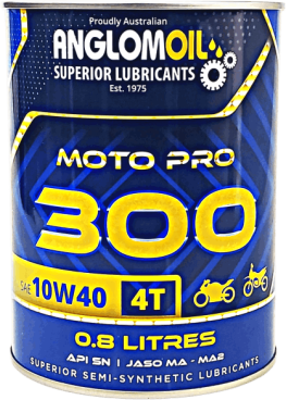 MOTO PRO 300 | SAE 10W-40 API SN | JASO MA2