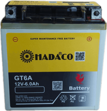 HADA Bình Cao Gel GT6A 12V-6.0Ah